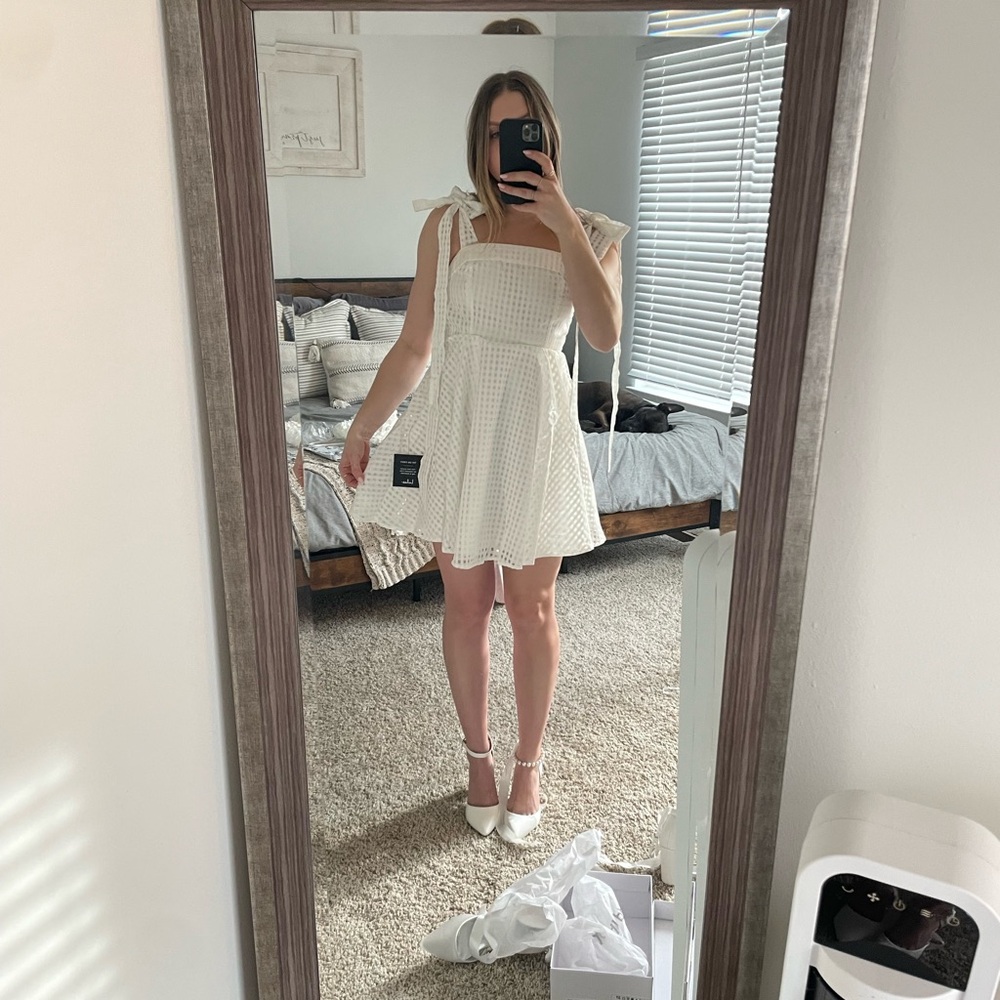 White Summer Bridal Dress